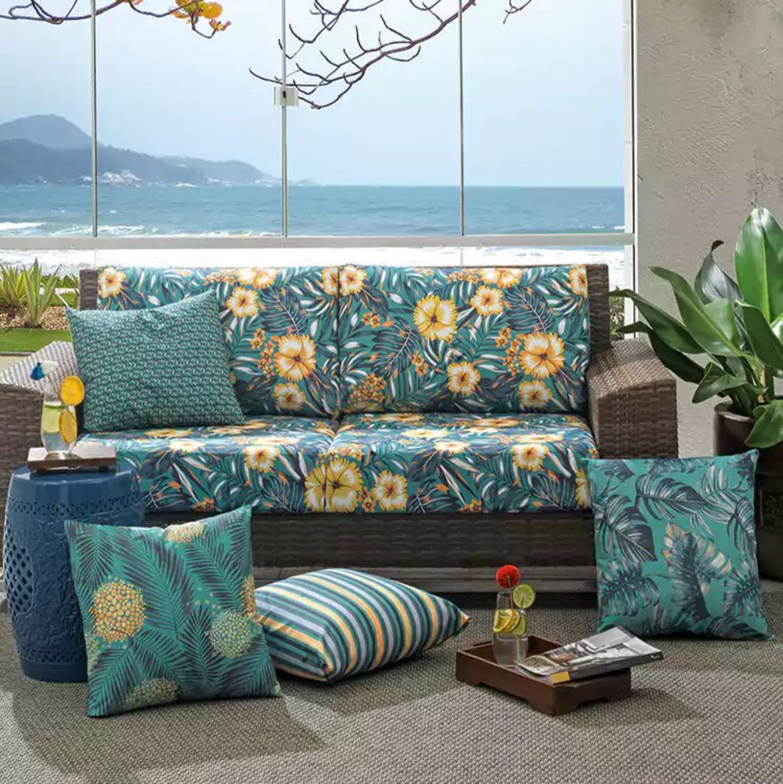 Lona Impermeable Waterhavana Cascais Aguamarina