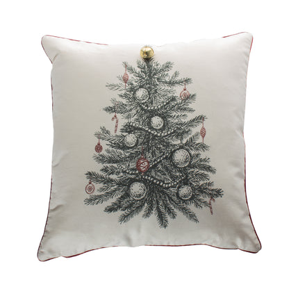 Funda decorativa para cojín navideña Arbol de Navidad