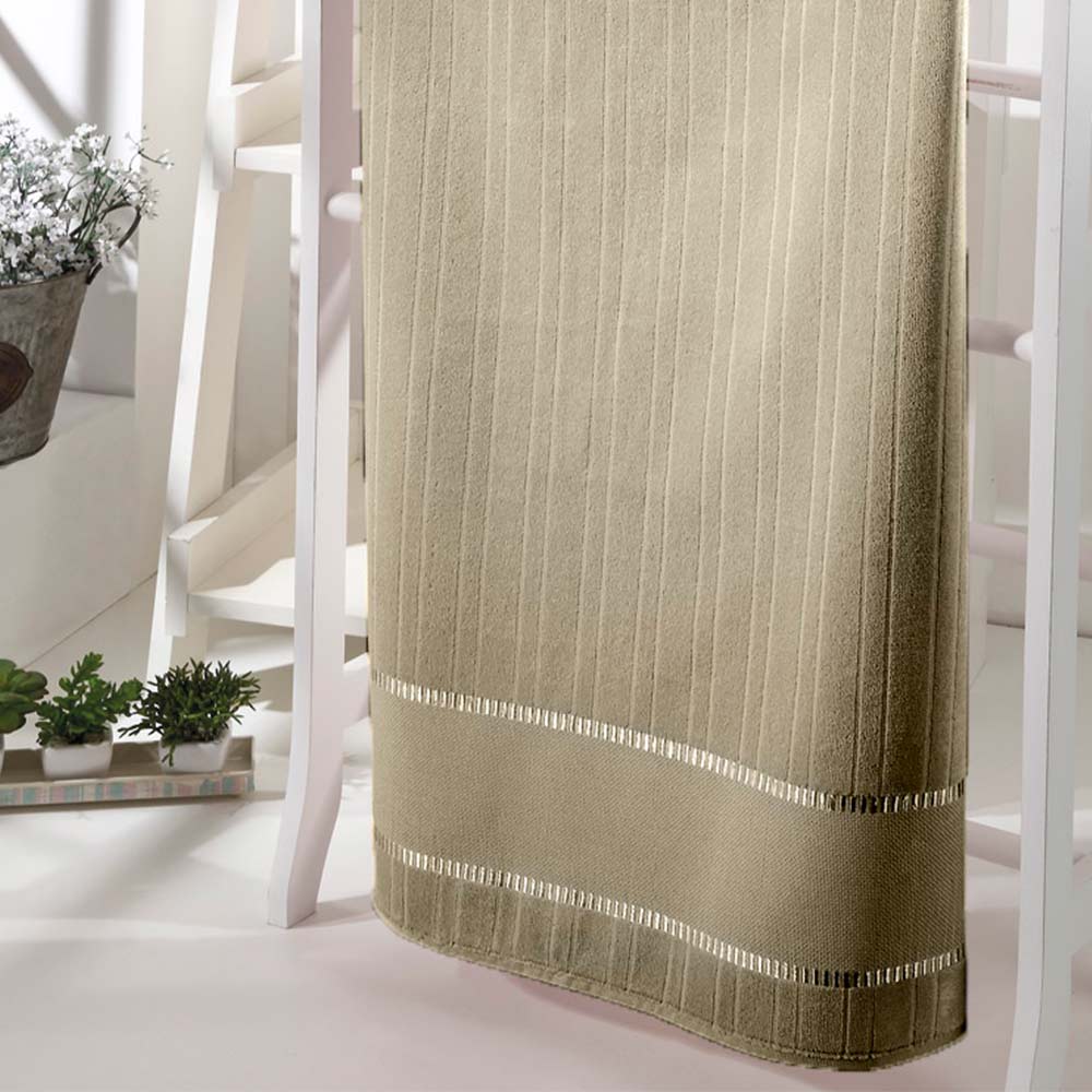 Toalla para bordar Bella 100% algodón 400 gramos beige