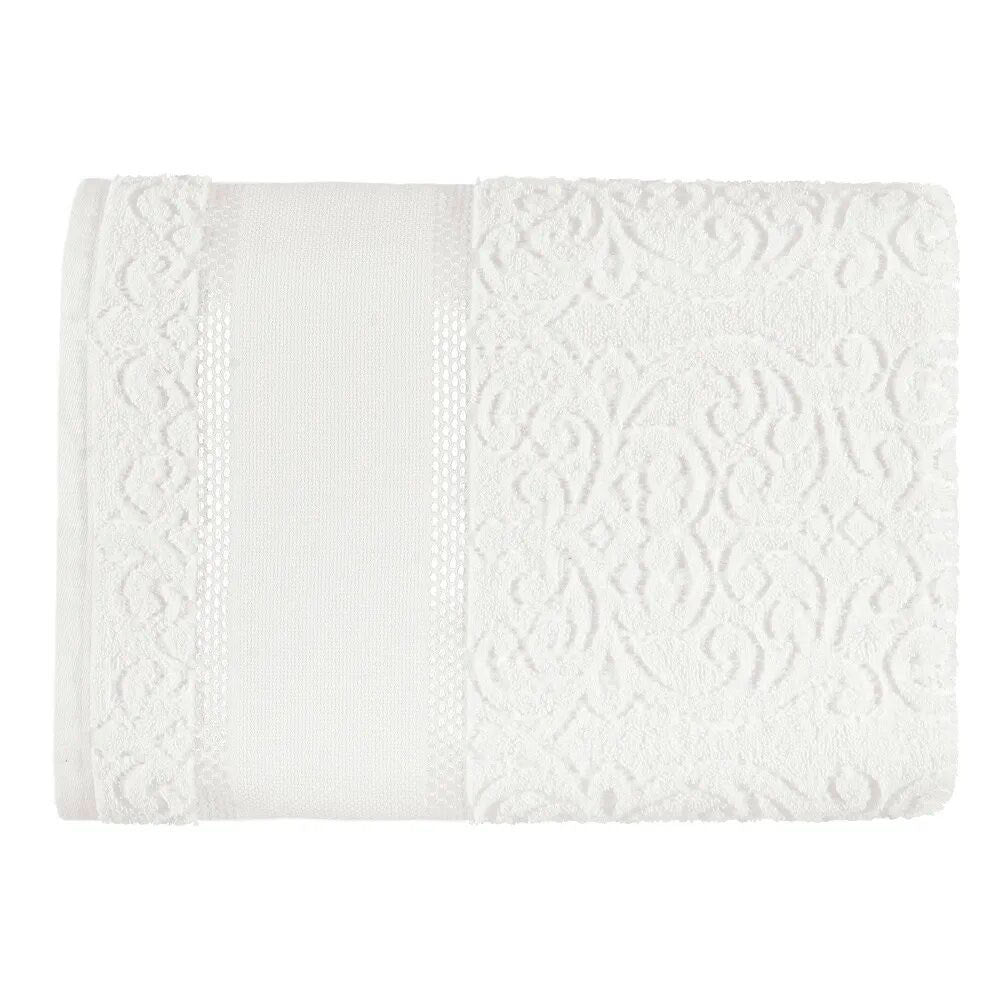 Toalla para bordar Melina 100% algodón 480 gramos blanca