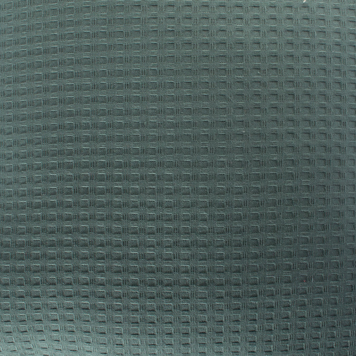 Funda piquet para cojín con flecos Verde