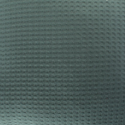 Funda piquet para cojín con flecos Verde