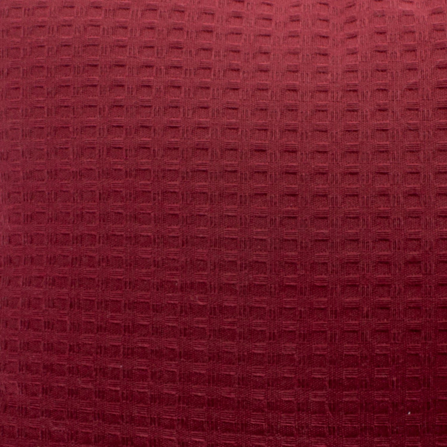 Funda piquet para cojín con flecos Vinotinto