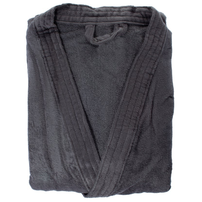 Bata de baño 100% algodón. Alta absorción y comodidad Color Gris