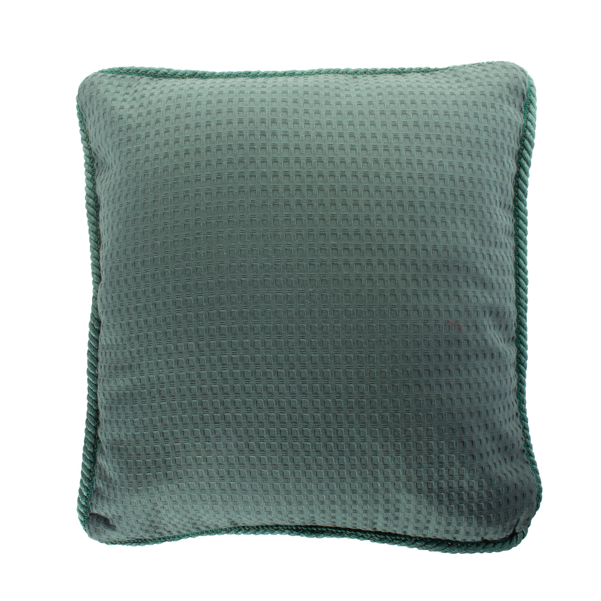 Funda piquet para cojín con cordón Verde