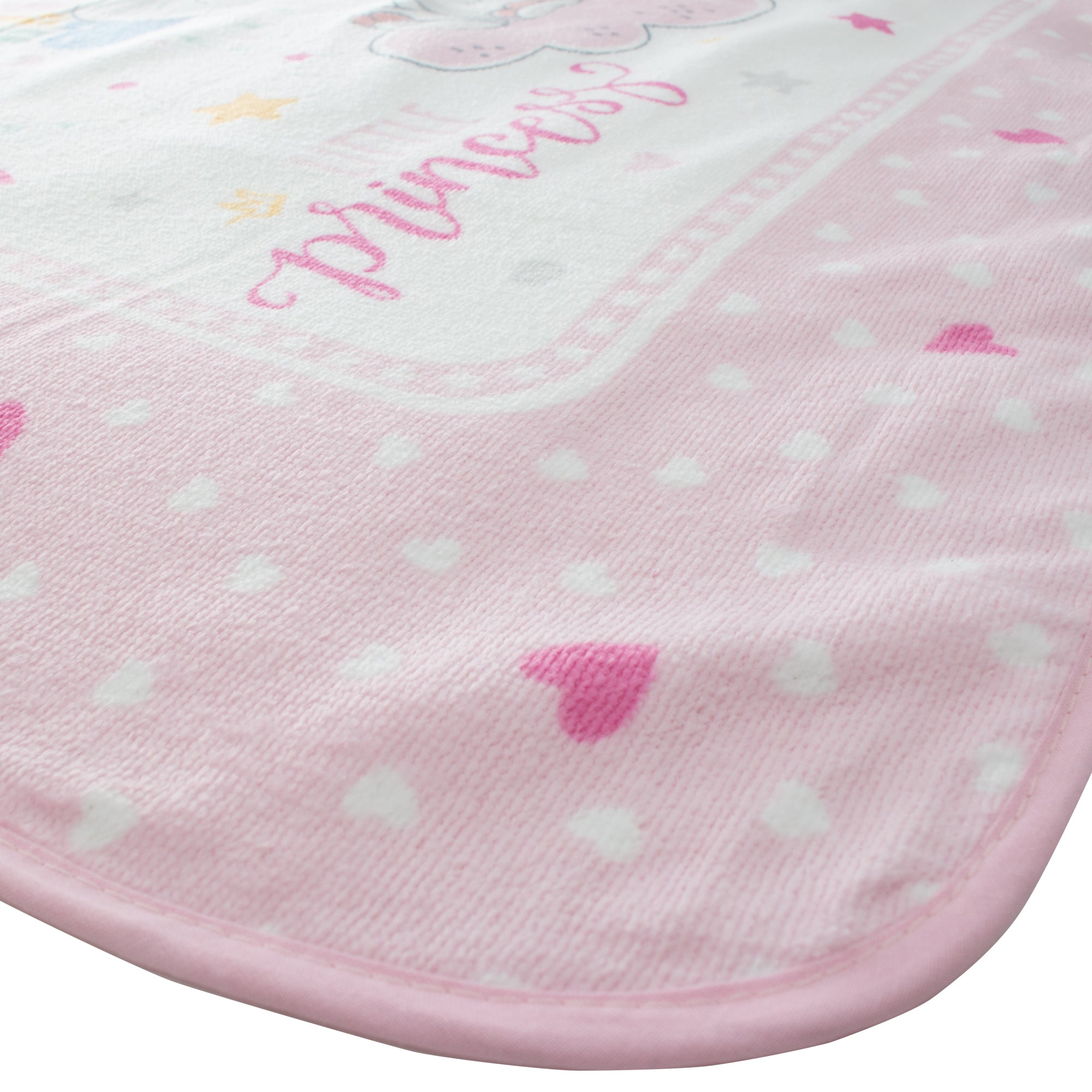 Toalla Capucha para bebé 100% algodón estampado Little Princess
