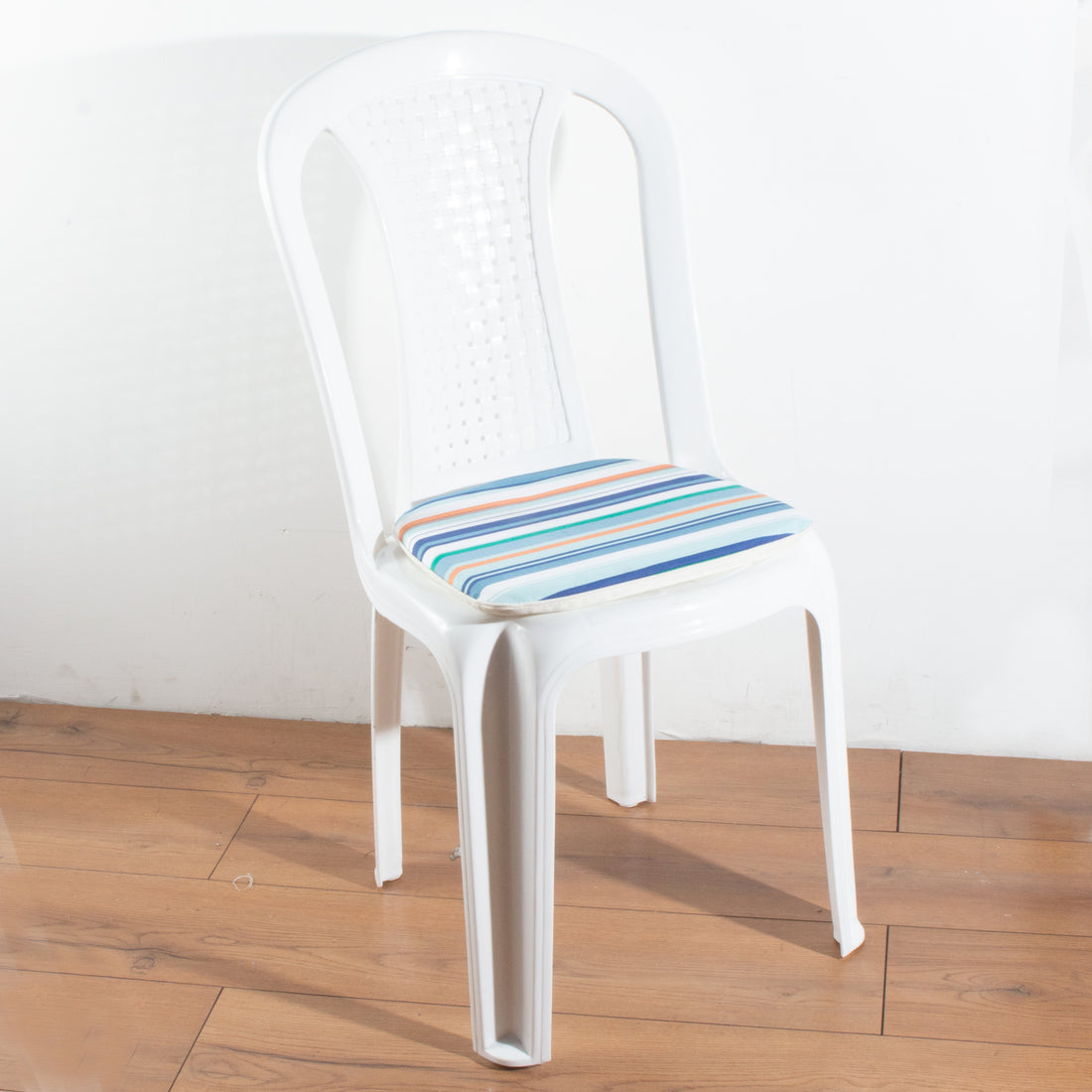 Set x2 cojines para exterior en lona impermeable para silla Bora Azul