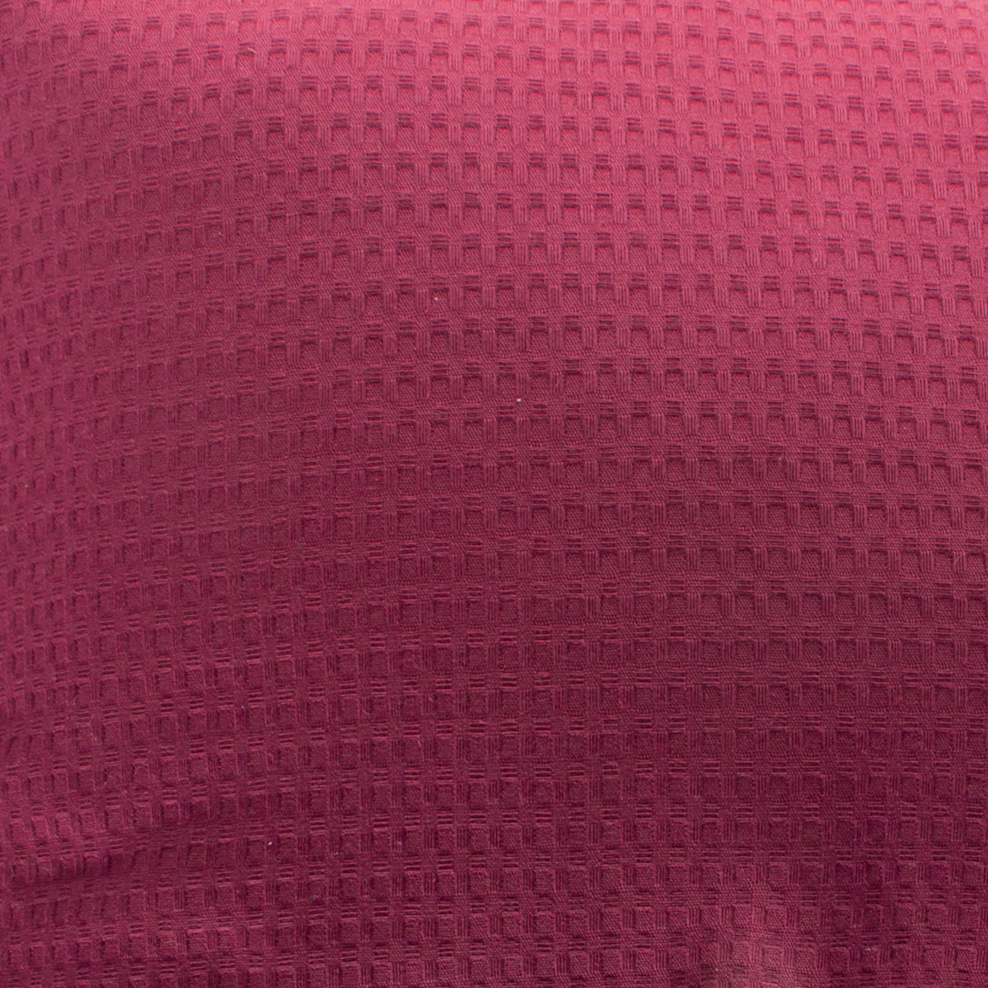 Funda piquet para cojín con pestañas Vinotinto