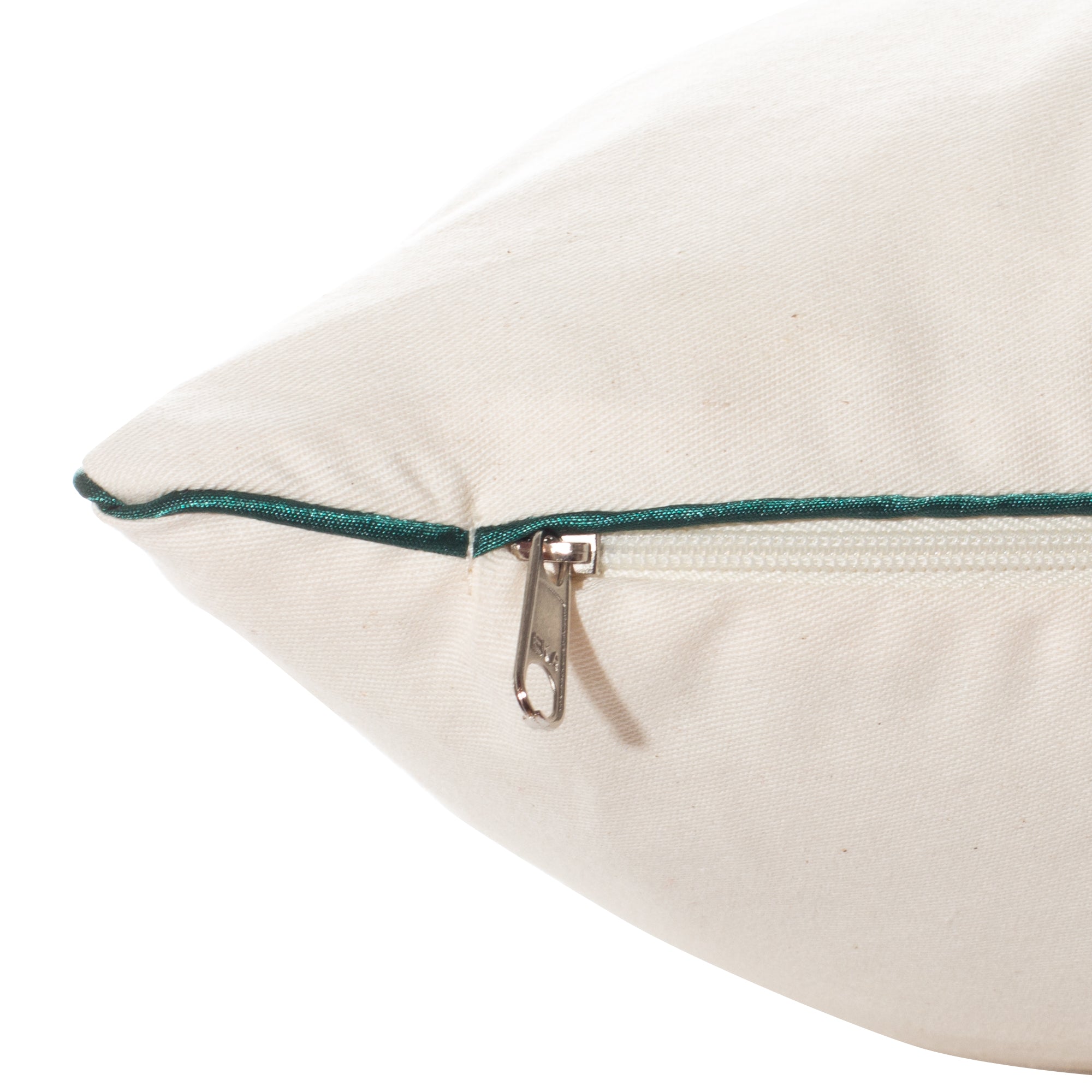 Funda decorativa para cojín navideña Bola de Nieve