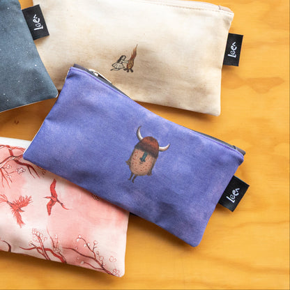 Mini Cartuchera Ilustrada Monstruo By Leen