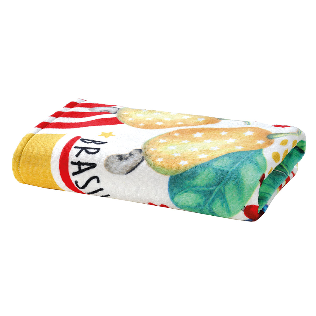 Toalla Playera 100% algodón estampado Brasilidade