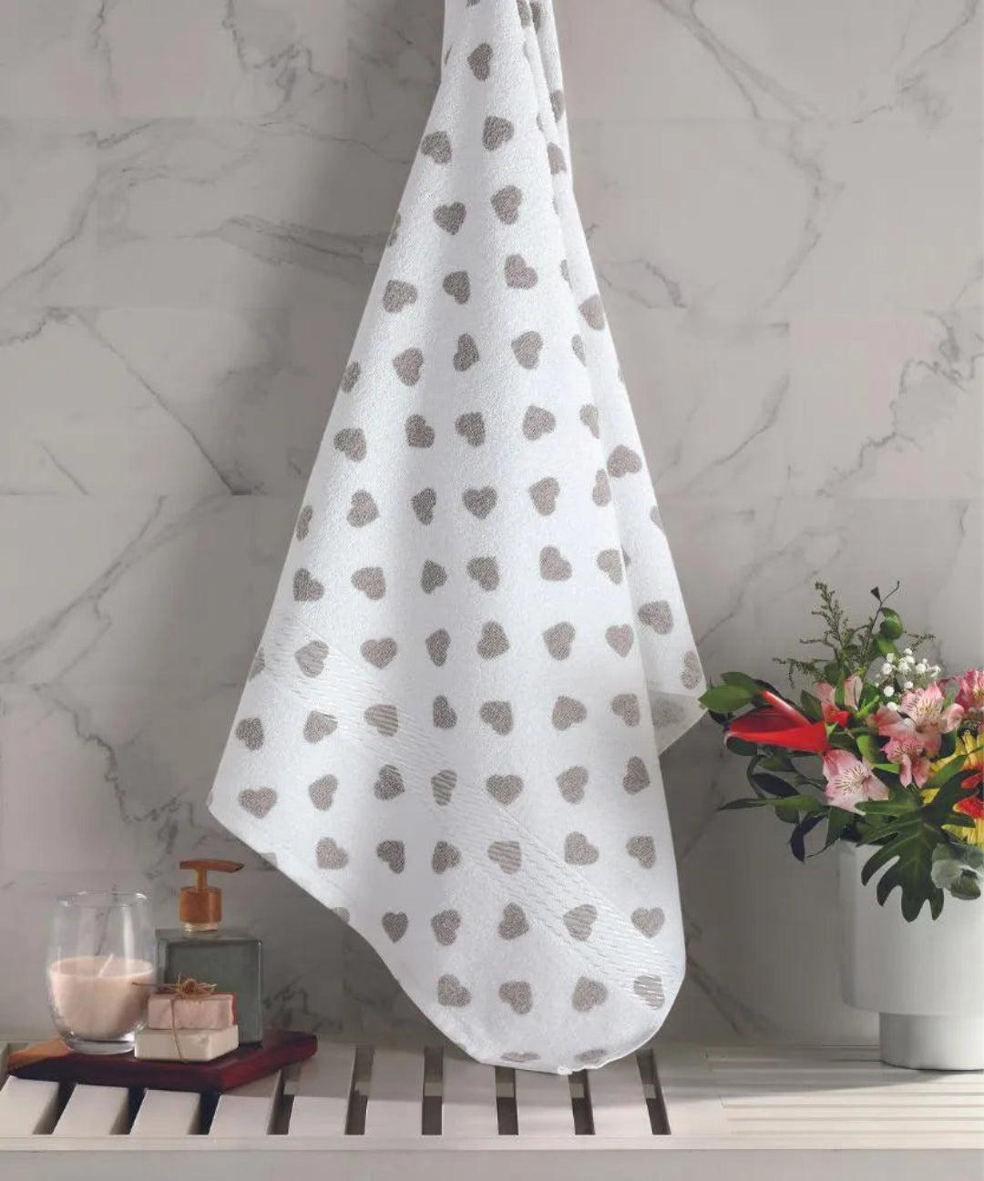 Toalla de Baño Prisma 100% algodón de 400 gr/m2 Formosa Gris