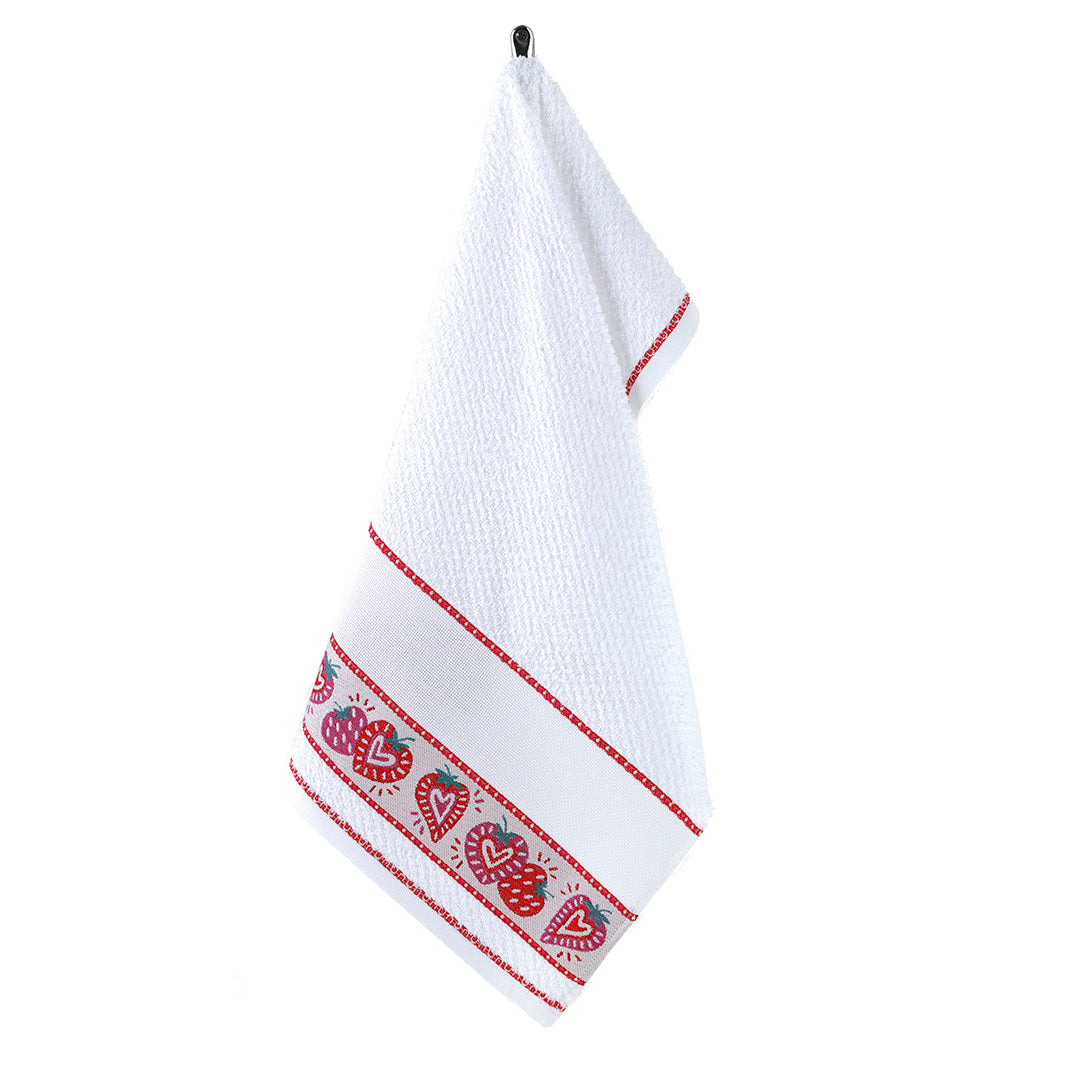 Paño de cocina Jacquard Vida II 100% algodón Fresas