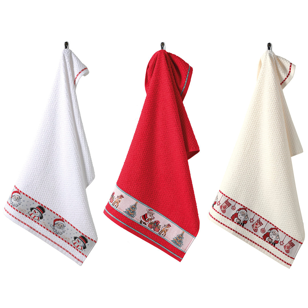 Paño de cocina navideño 100% Algodón