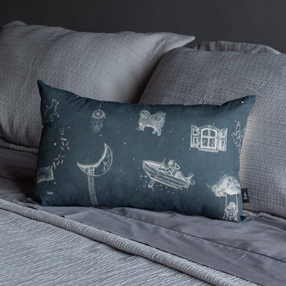 Funda Cojin Rectangular Ilustrada Durmiente By Leen