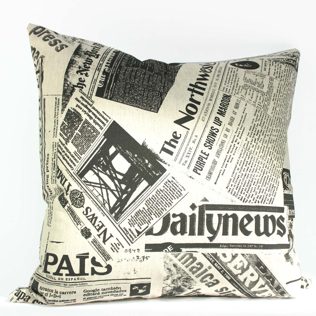 Funda para cojín Acores Newspaper