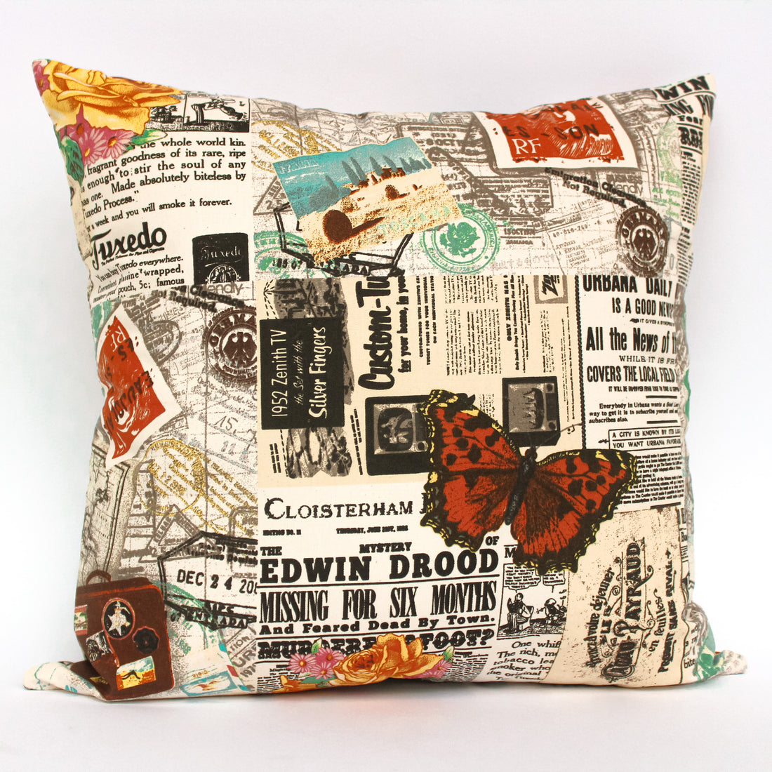 Funda para cojín Bali News Mariposas