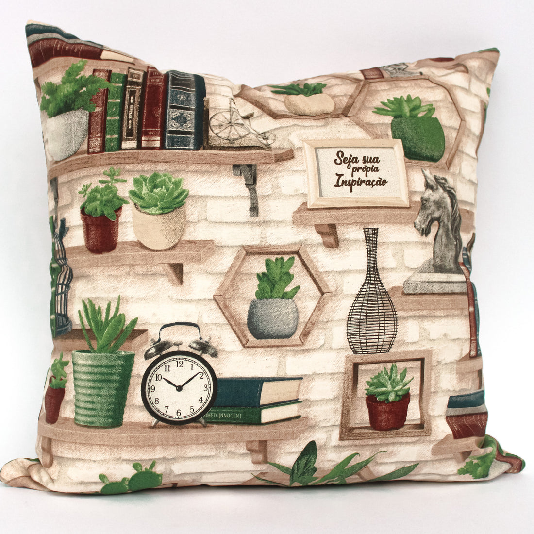 Funda para cojín Bali Libros y Materos