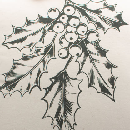 Funda decorativa para cojín navideña Muérdago