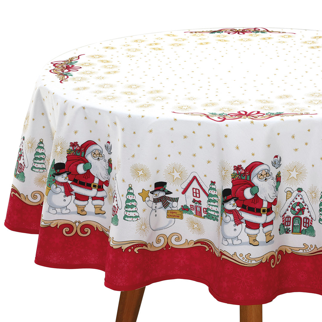 Mantel decorativo navideño Athenas Papa Noel