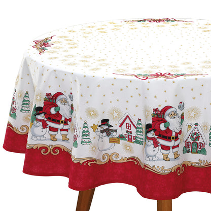Mantel decorativo navideño Athenas Papa Noel