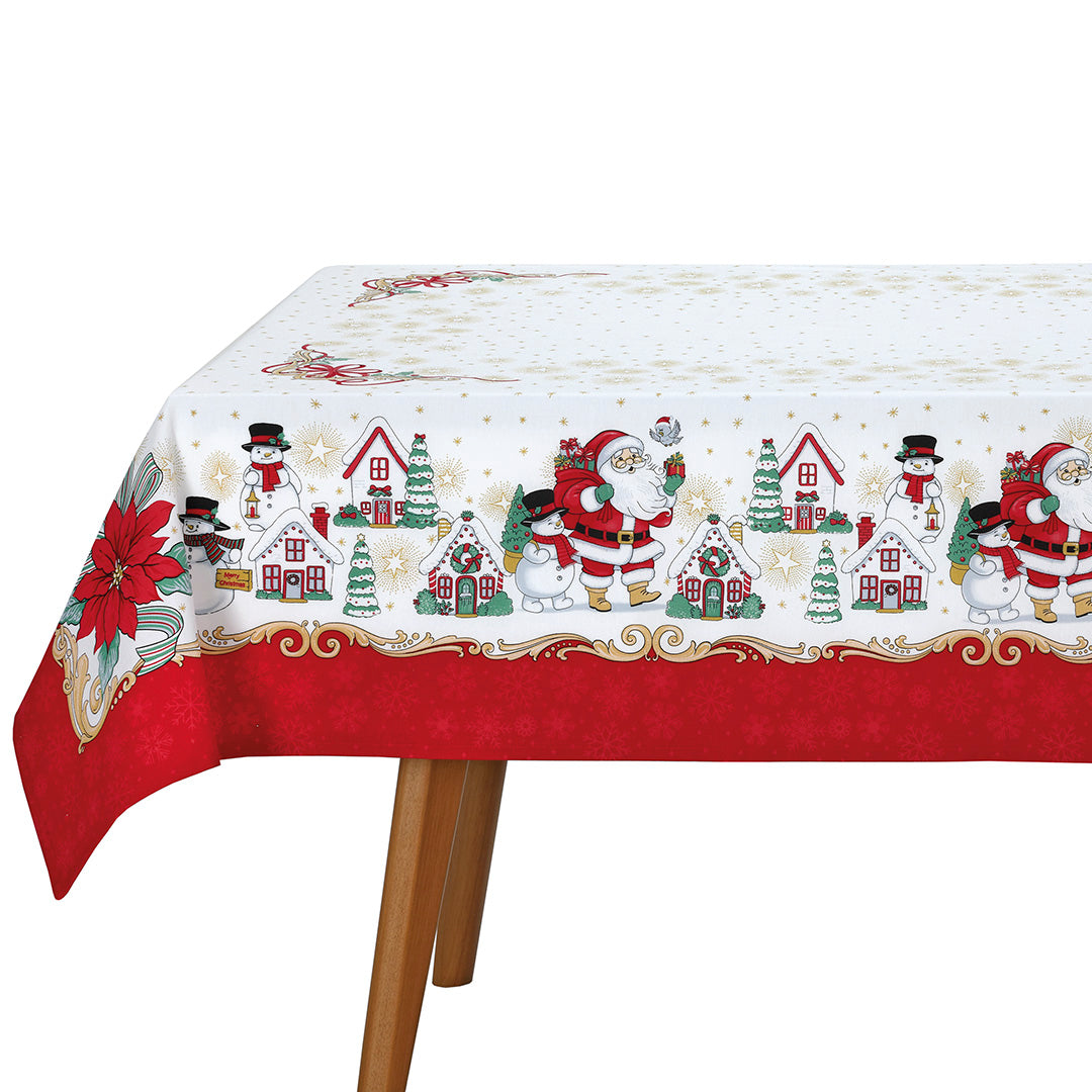 Mantel decorativo navideño Athenas Papa Noel