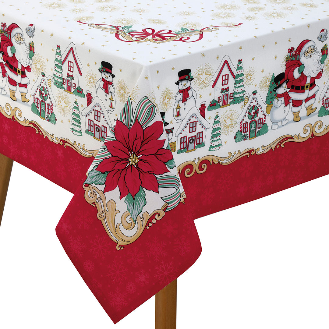 Mantel decorativo navideño Athenas Papa Noel