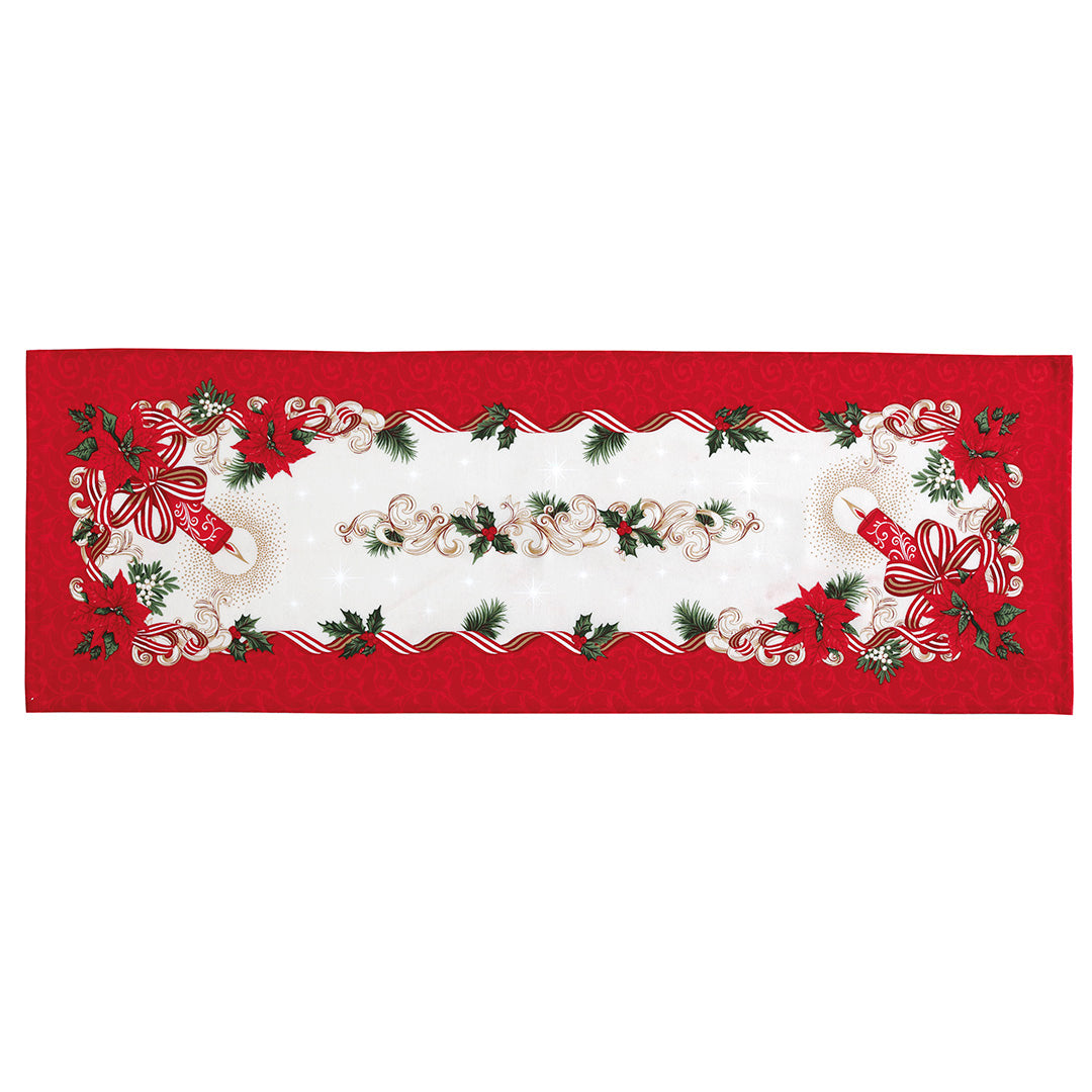 Camino de mesa Navideño Athenas Velas