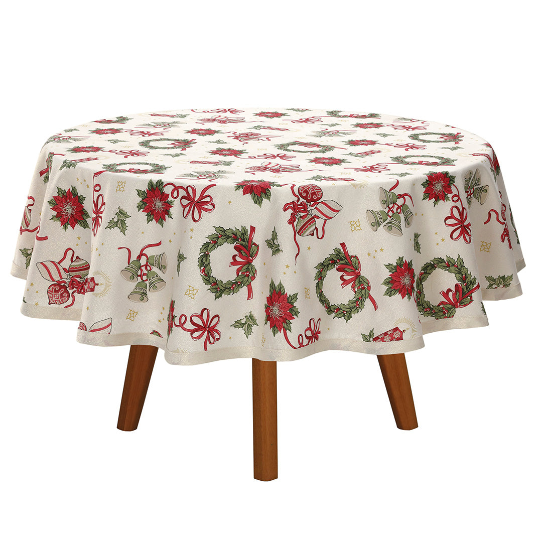 Mantel decorativo navideño Celebra Coronas