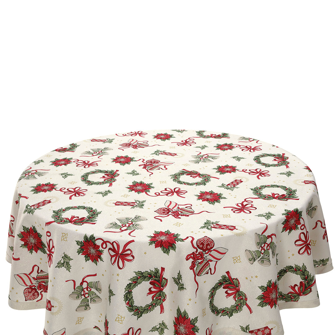 Mantel decorativo navideño Celebra Coronas