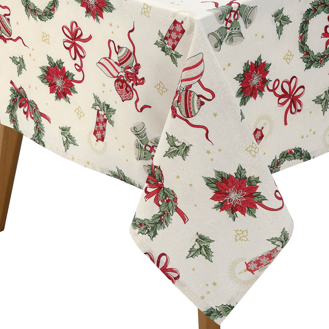 Mantel decorativo navideño Celebra Coronas