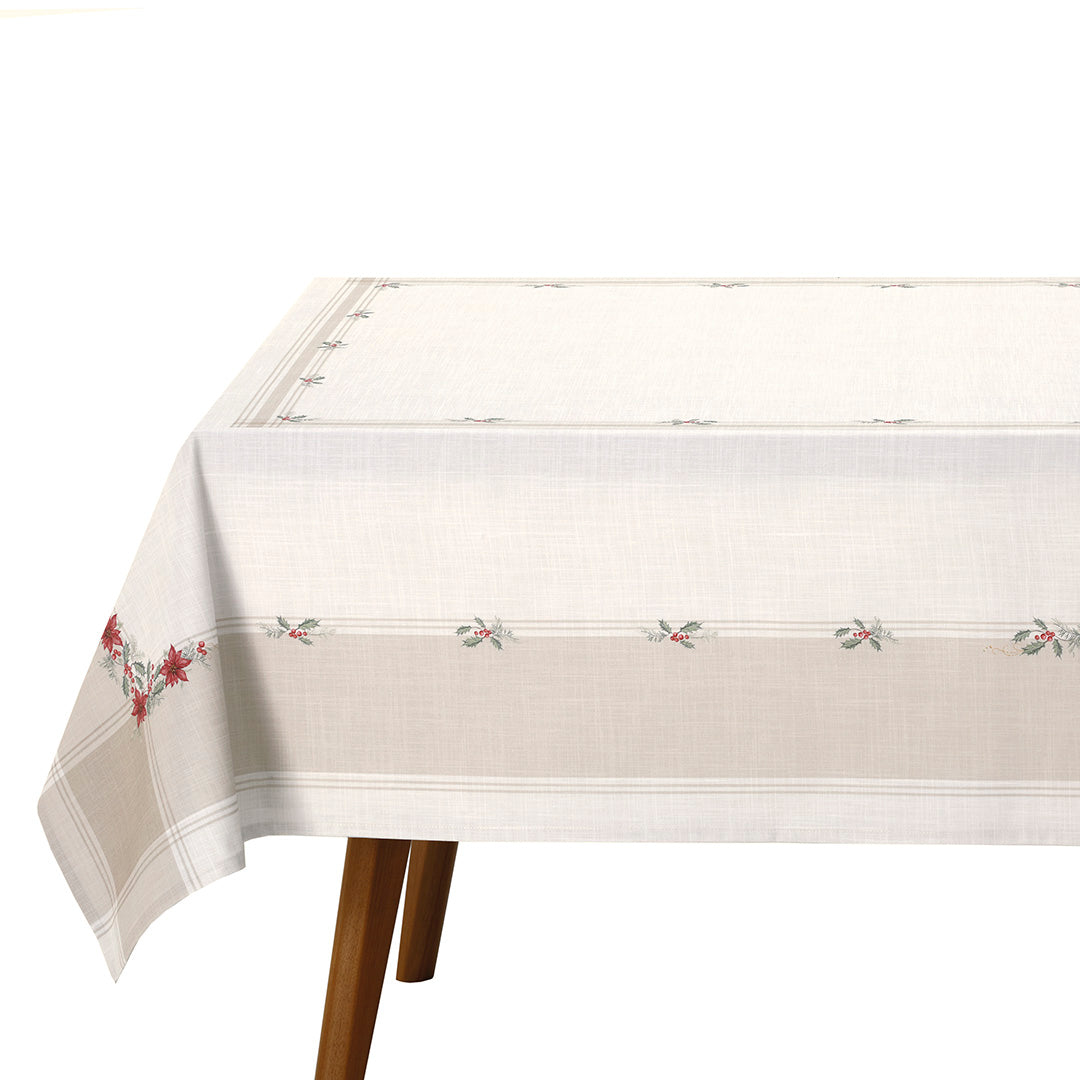 Mantel decorativo navideño Matisse Poinsetias