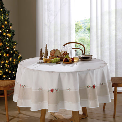 Mantel decorativo navideño Matisse Poinsetias