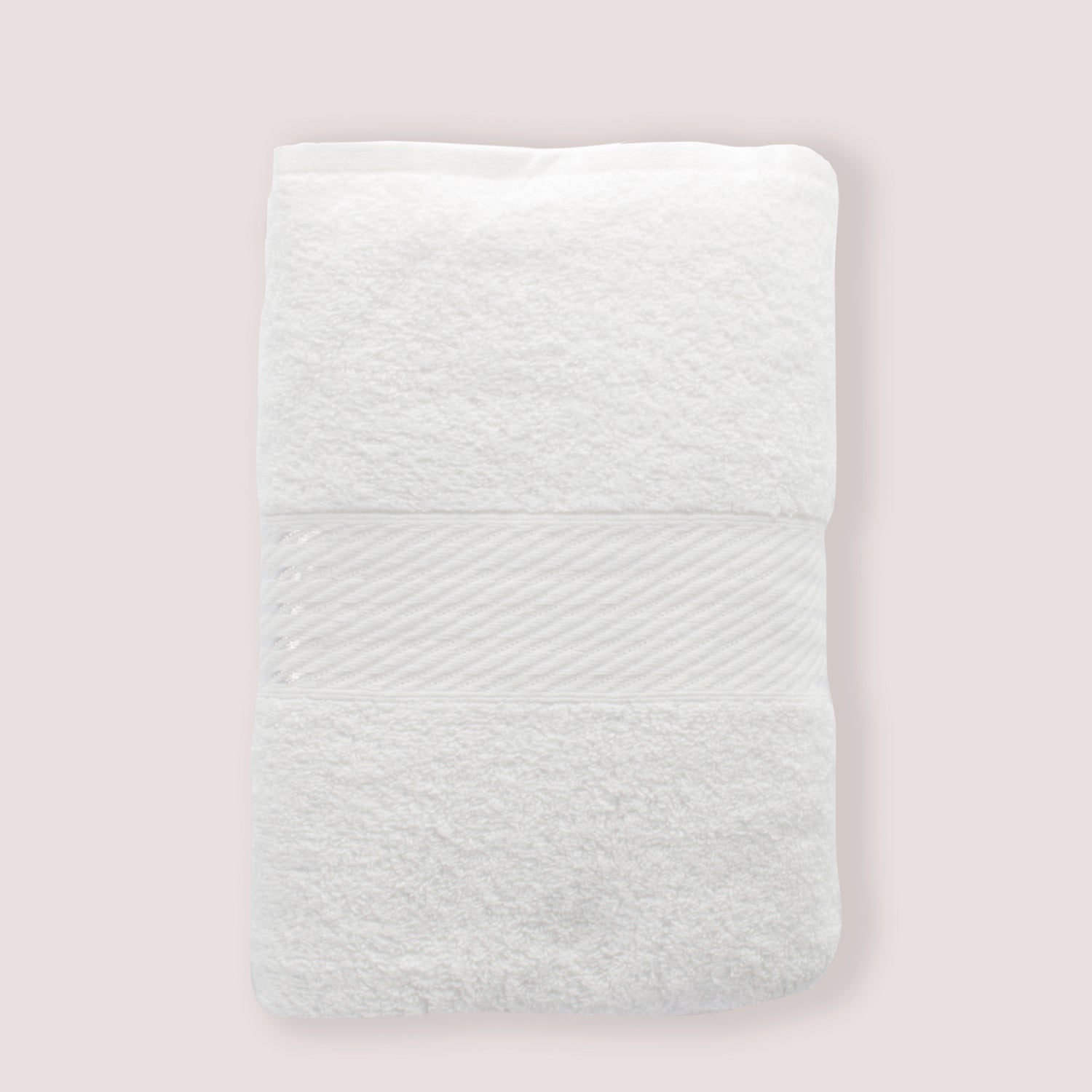 Toalla de baño Prisma 100% algodón de 400gr/m2 Blanca