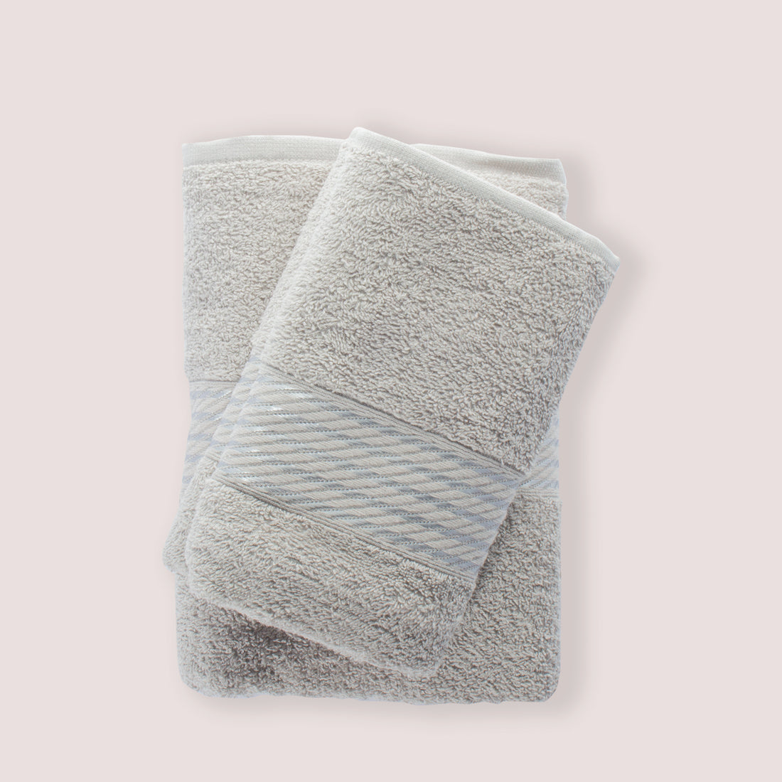 Toalla de Baño Prisma 100% algodón de 400 gr/m2 color gris