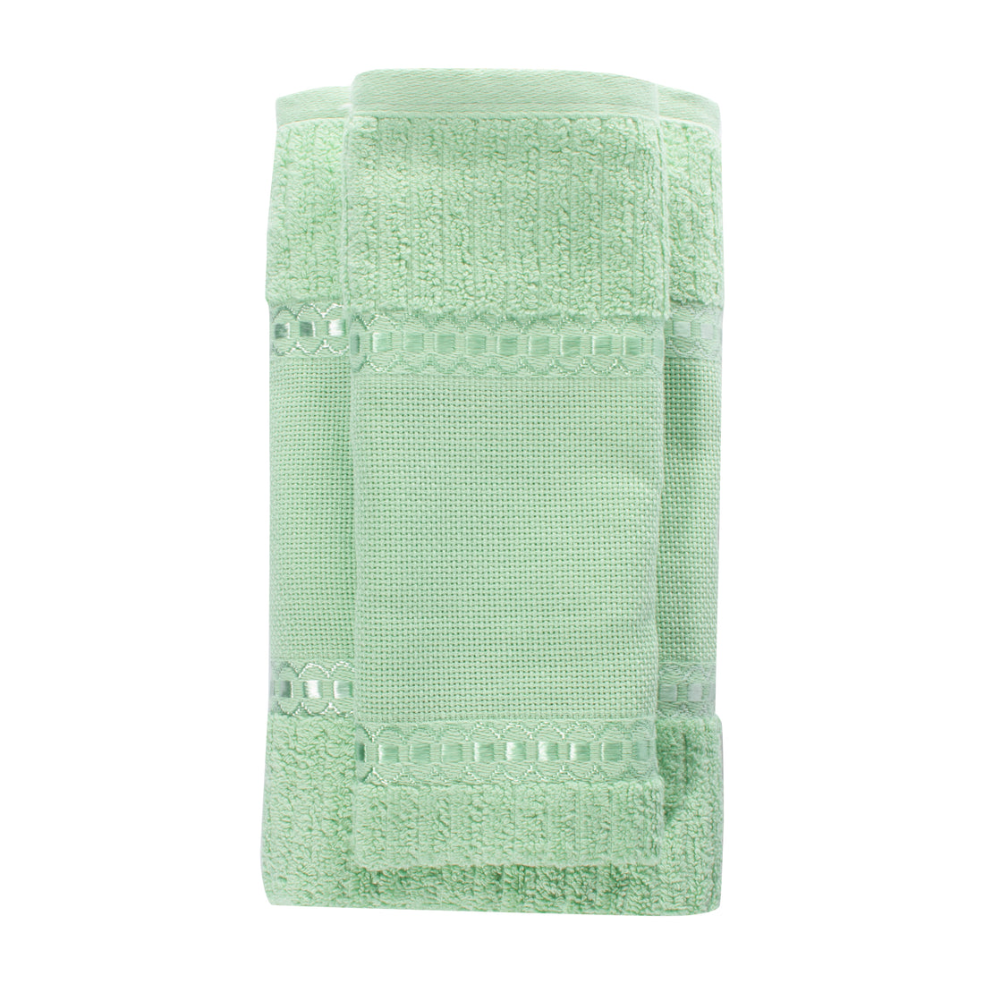 Toalla para bordar Pasafita 100% algodón 400 gramos Verde