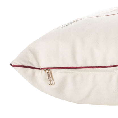 Funda decorativa para cojín navideña Poinsetias