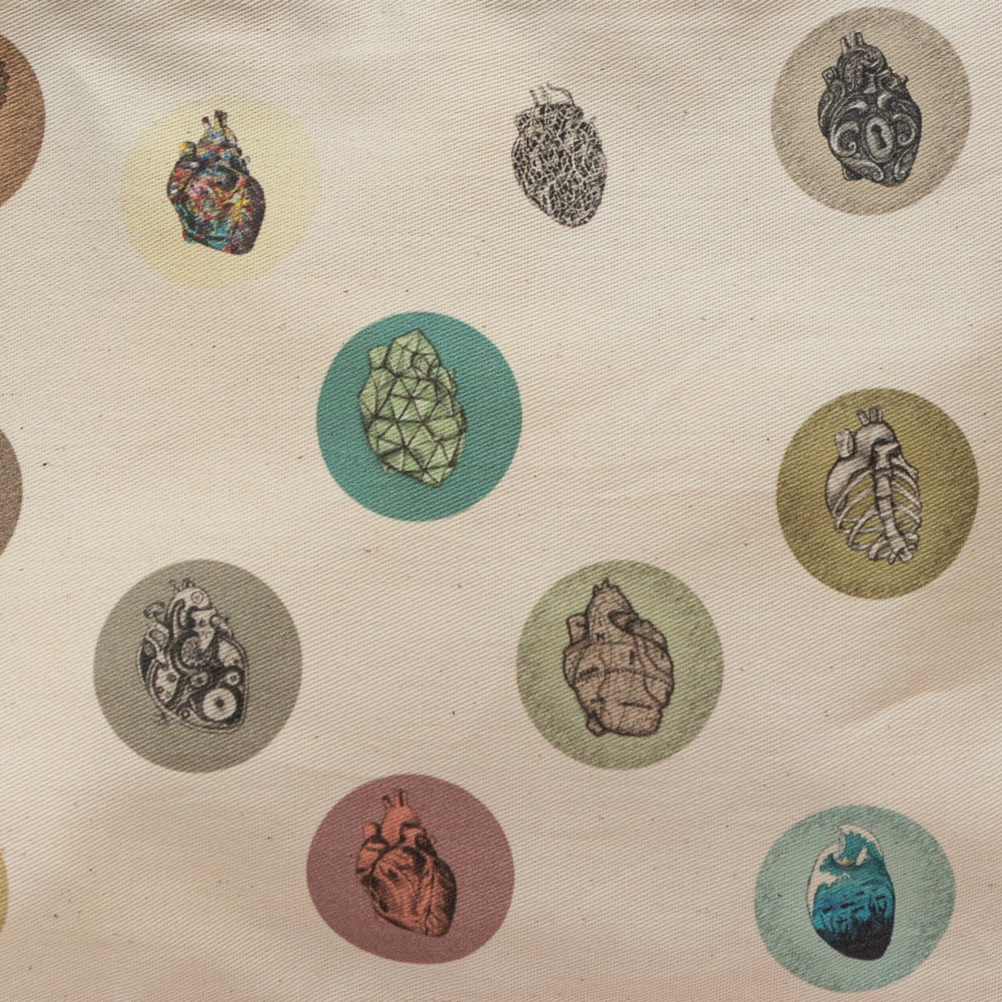 Portaútiles Ilustrado Corazones By Leen