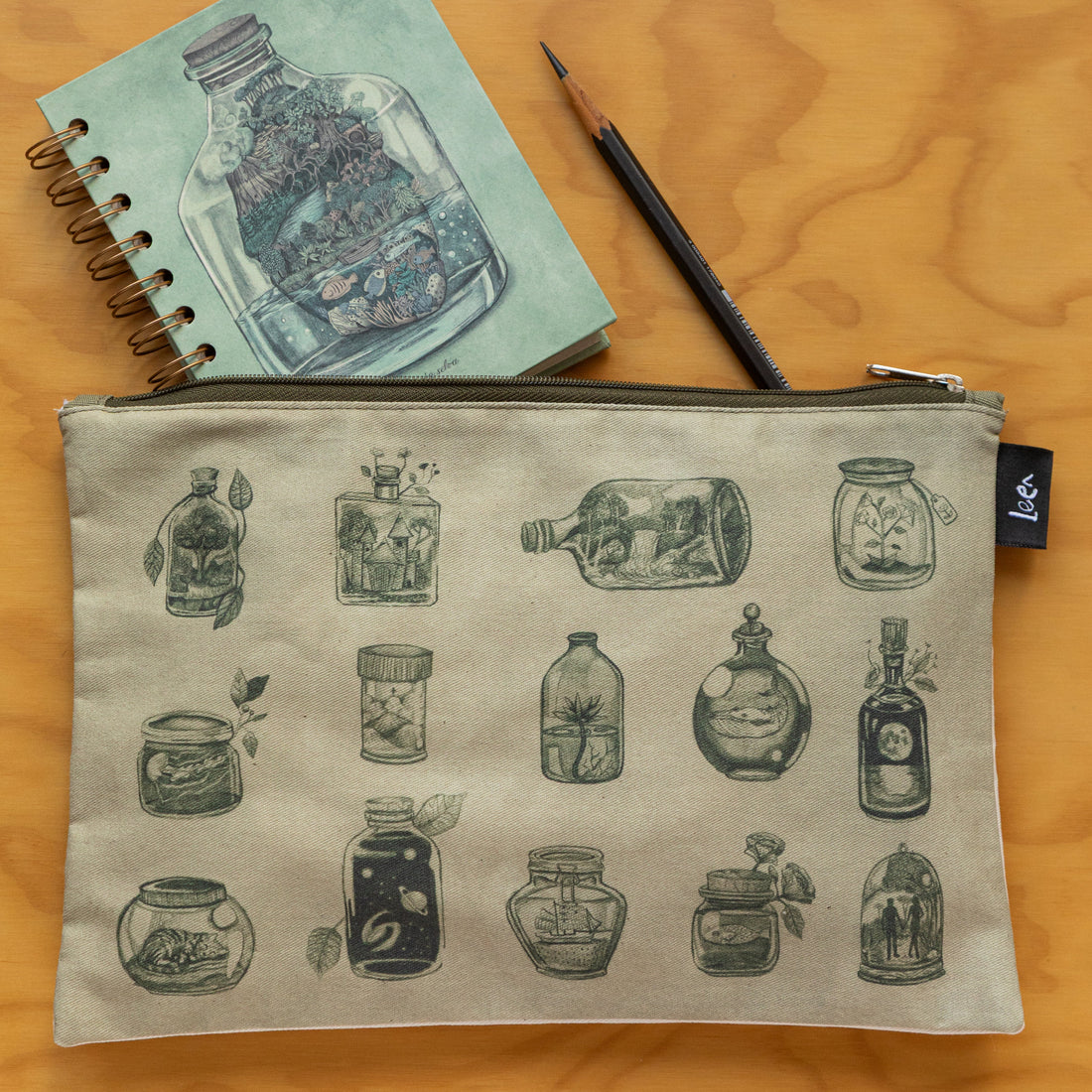 Portaútiles Ilustrado Recipientes By Leen