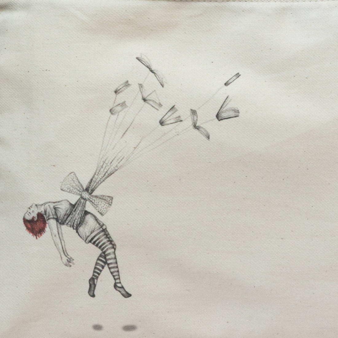 Portaútiles Ilustrado Volar Con Libros By Leen