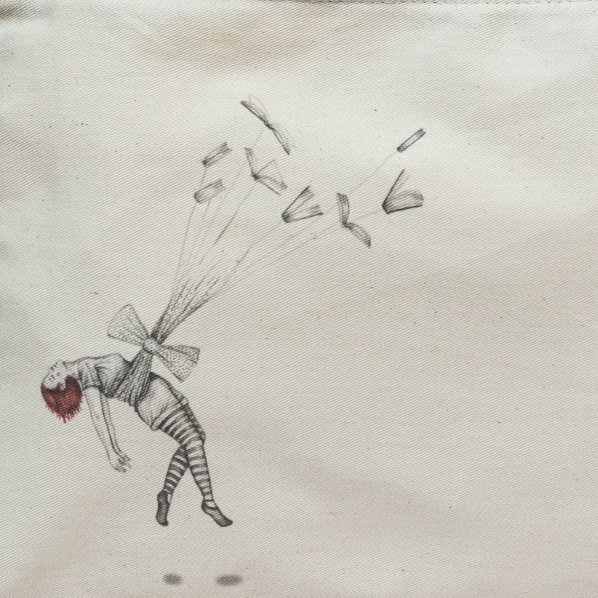 Portaútiles Ilustrado Volar Con Libros By Leen