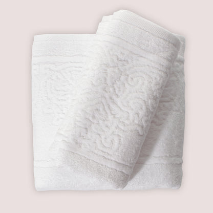 Toalla de baño Sativa 100% algodón 500 gramos blanca