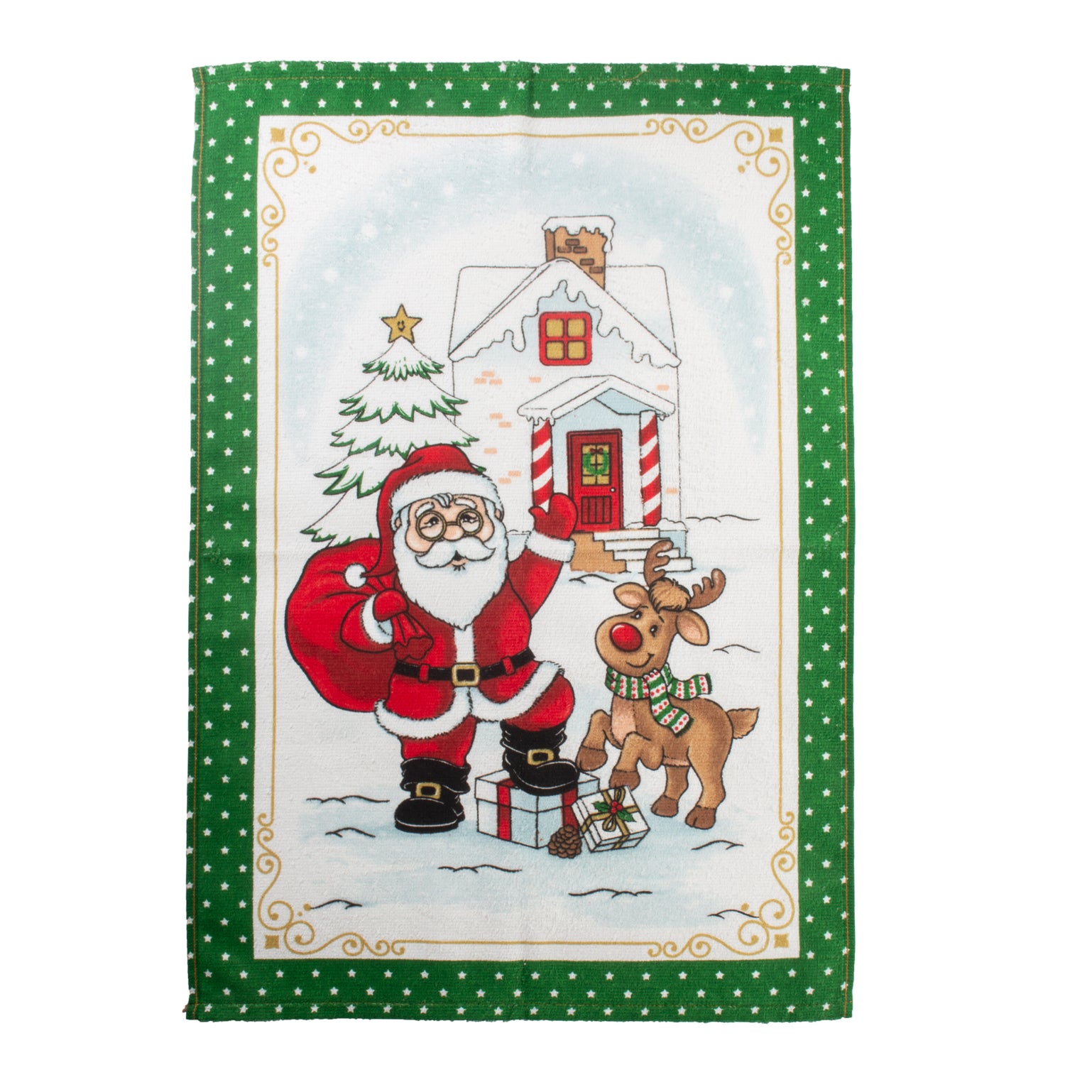 Juego x3 secadores navideños Papá Noél