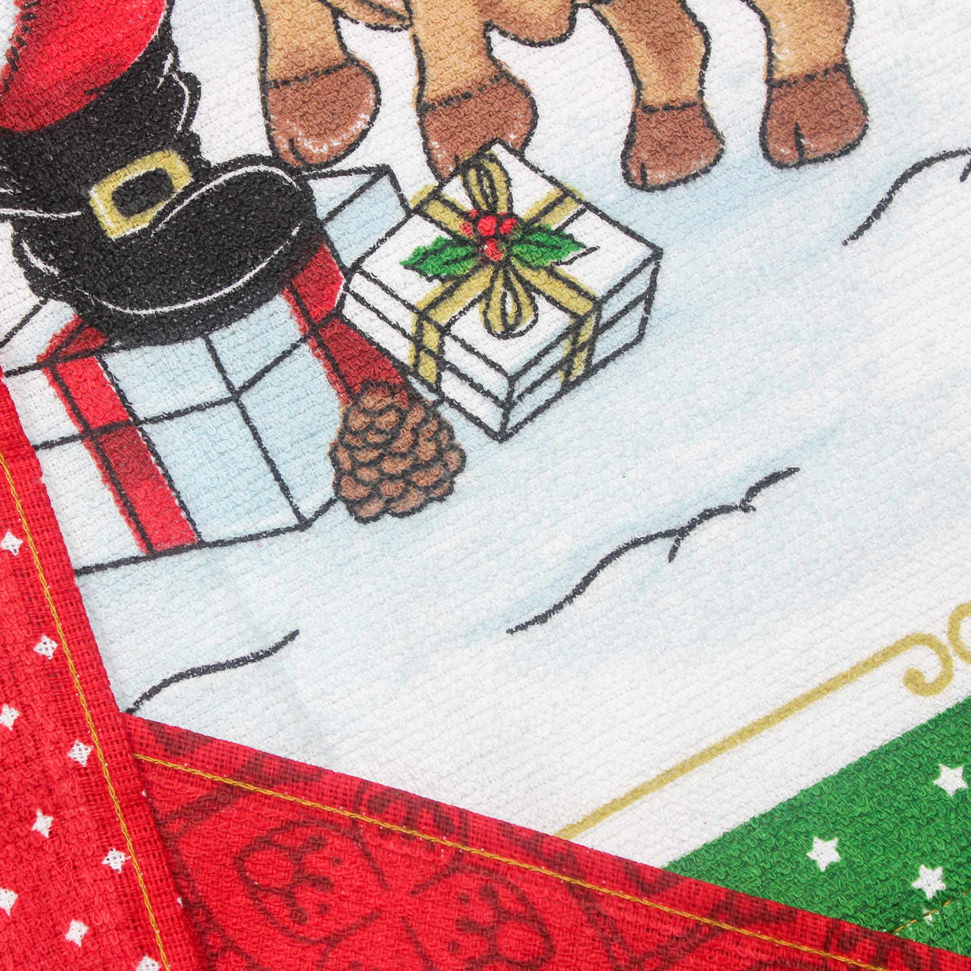 Juego x3 secadores navideños Papá Noél