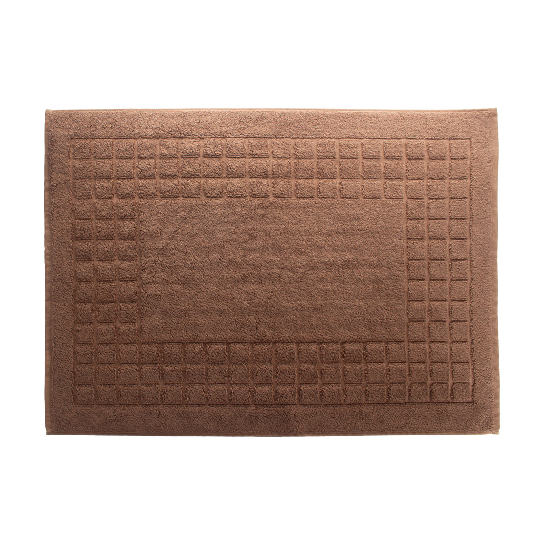 Tapete en toalla para baño antideslizante Duomo Castaño