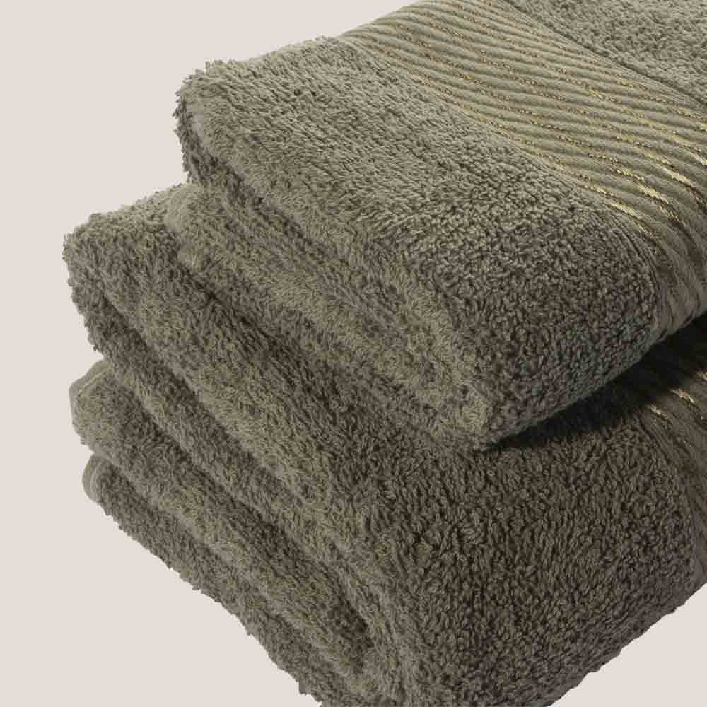 Toalla de Baño Prisma 100% algodón de 400 gr/m2 color verde
