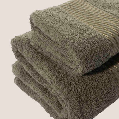 Toalla de Baño Prisma 100% algodón de 400 gr/m2 color verde