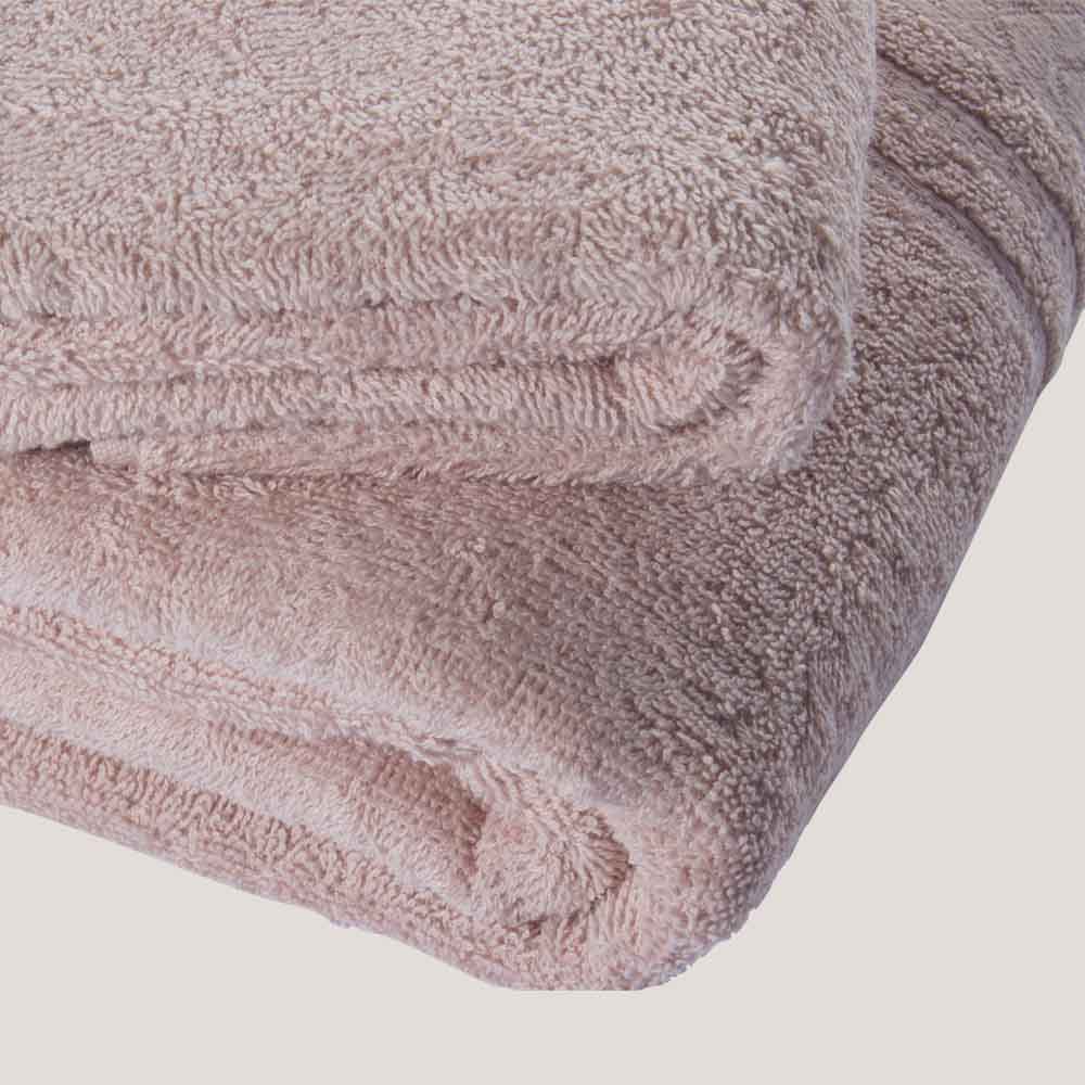 Toalla de baño Viena de algodón de 400 gr/m2 color rosa