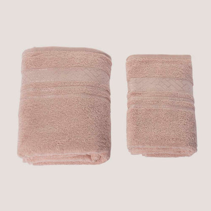 Toalla de baño Viena de algodón de 400 gr/m2 color rosa