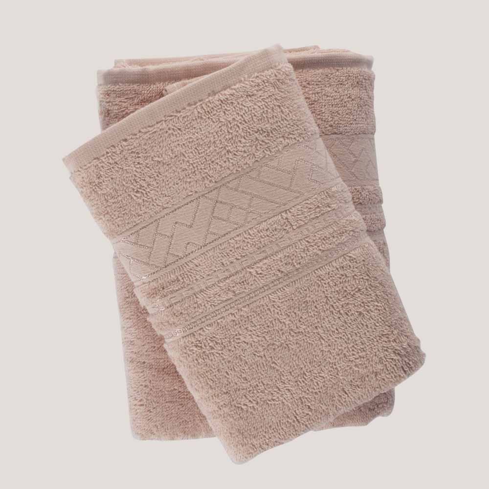 Toalla de baño Viena de algodón de 400 gr/m2 color rosa